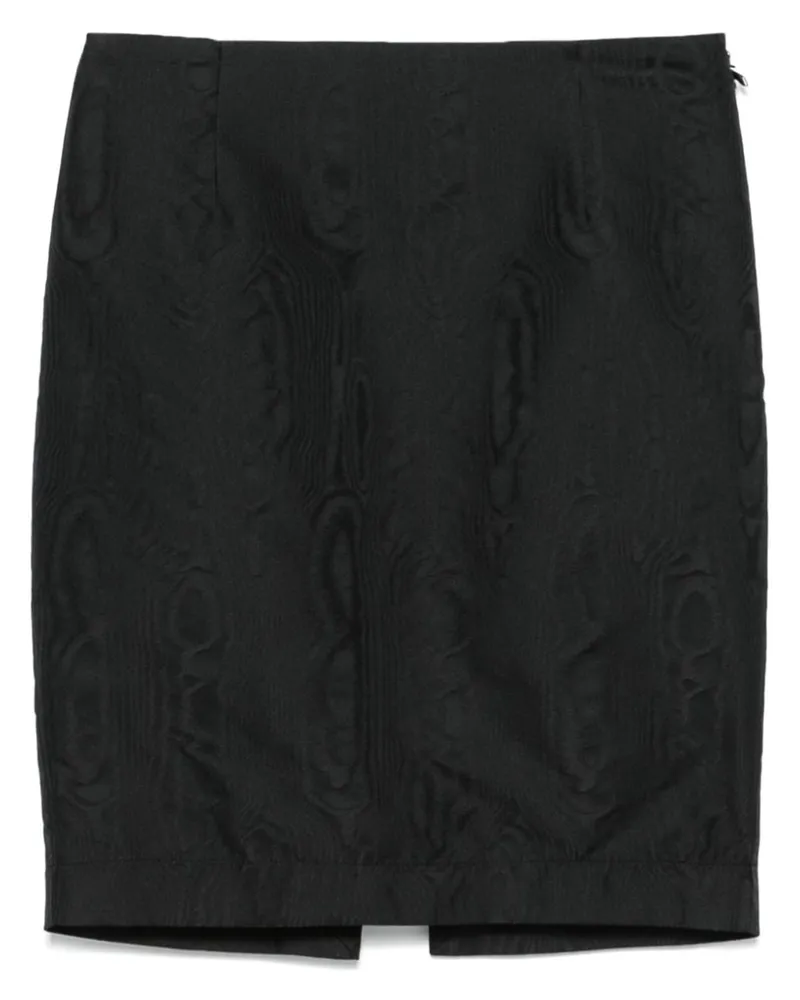 Patrizia Pepe Minirock mit Jacquardmuster - Schwarz Schwarz