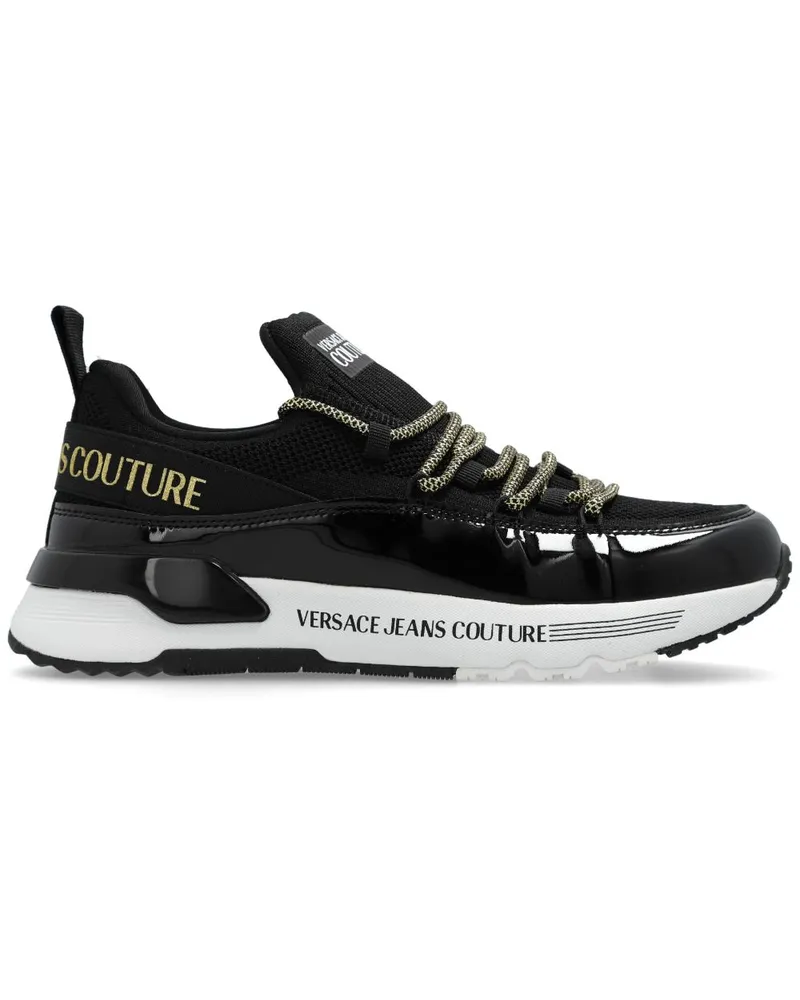 Versace Jeans Dynamic Sneakers mit Logo-Print - Schwarz Schwarz