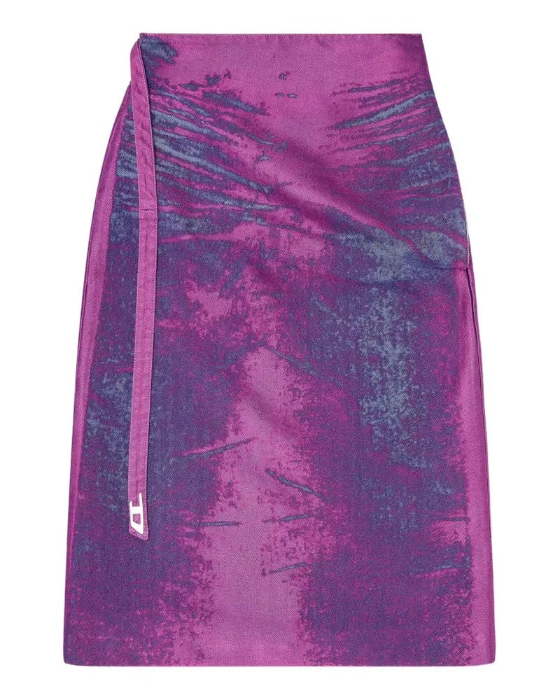 Diesel Rock mit Kordelzug - Violett Violett