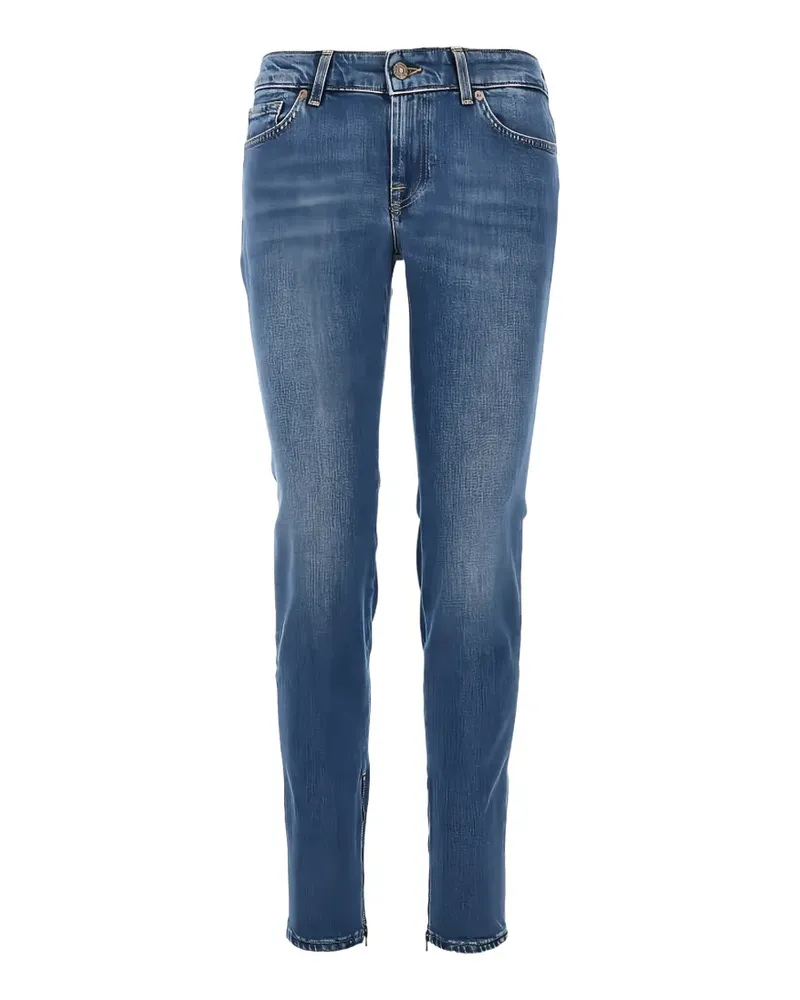 7 for all mankind Y2K Jeans mit Reißverschlussdetail - Blau Blau