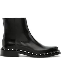 Valentino Garavani M-Way Rockstud Stiefel Schwarz