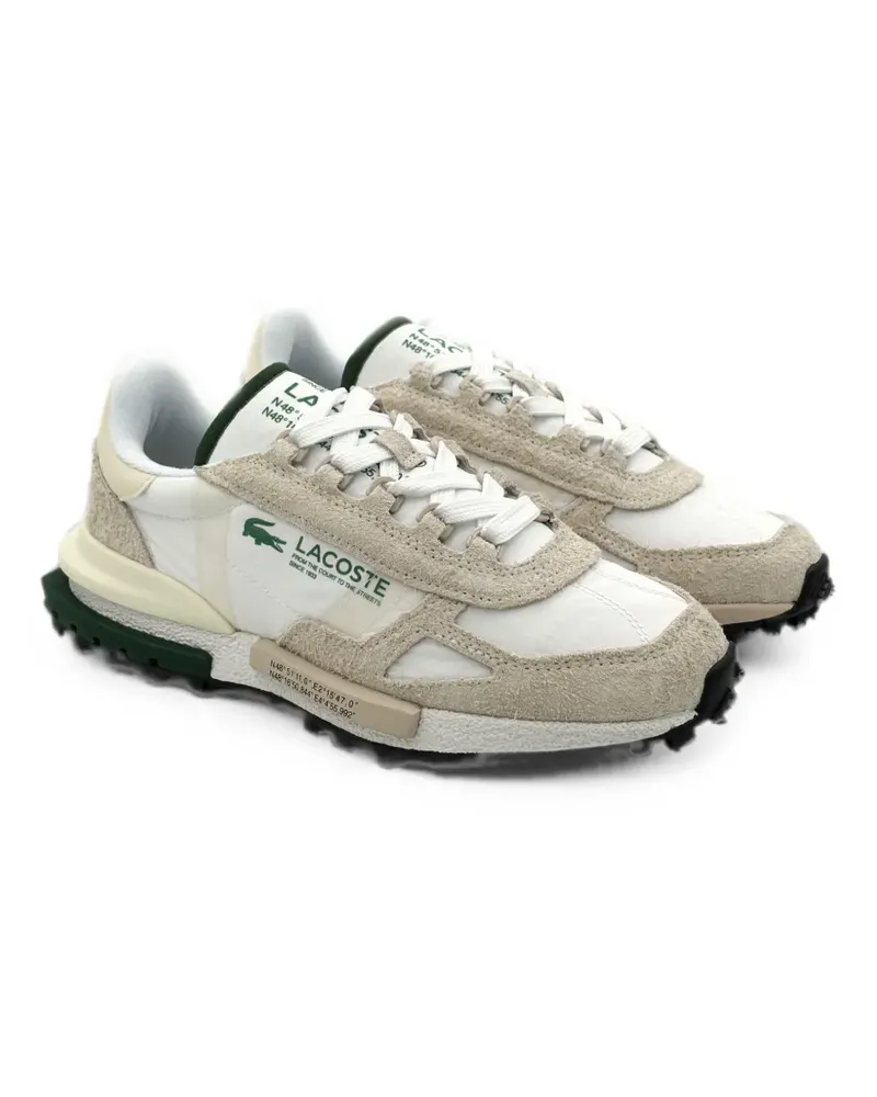 Lacoste Elite Active Sneakers mit Einsätzen - Weiß Weiß