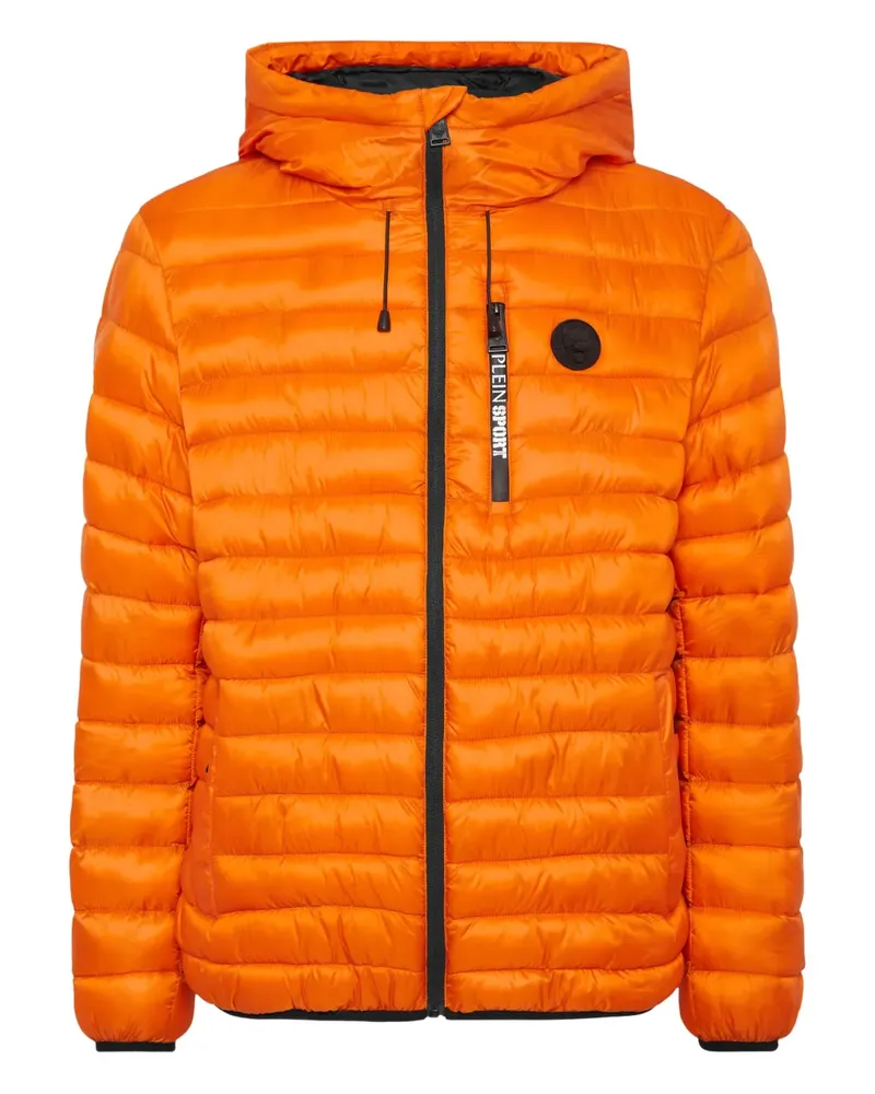 Philipp Plein Gesteppte Kapuzenjacke - Orange Orange
