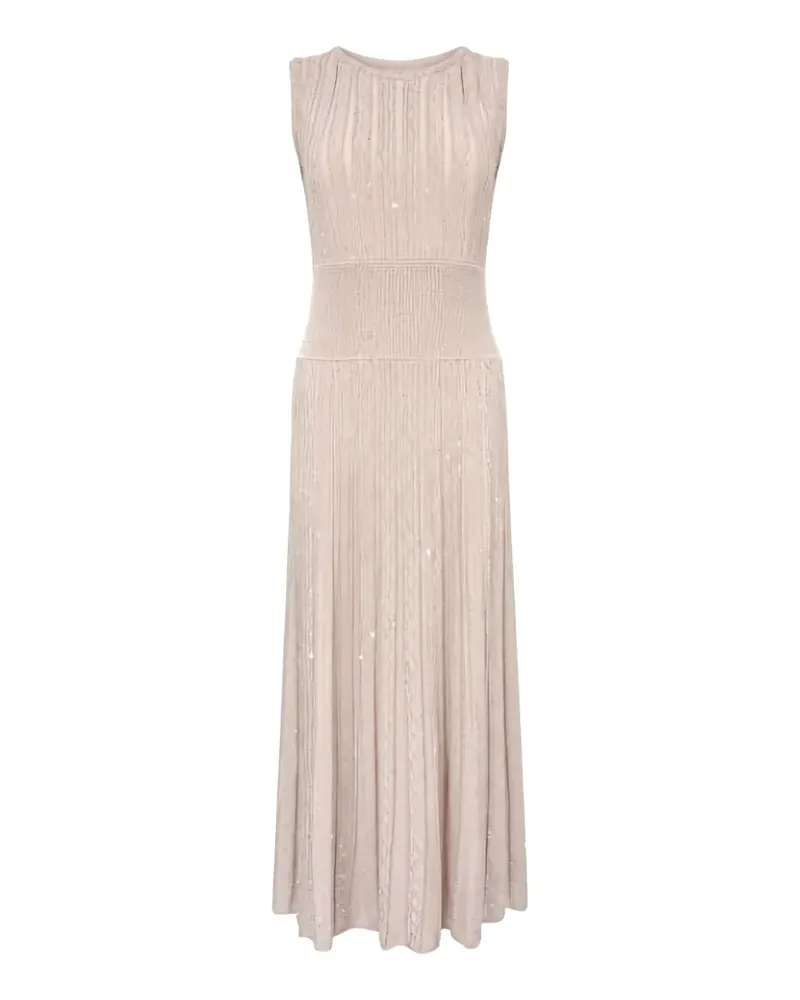 D.EXTERIOR sequin-embellished maxi dress - Nude Nude