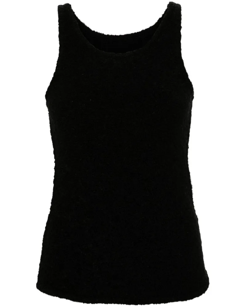 LOW CLASSIC Gestricktes Trägershirt - Schwarz Schwarz