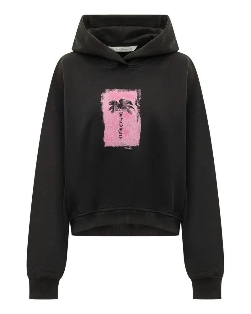 Palm Angels Brushed Palm hoodie - Schwarz Schwarz