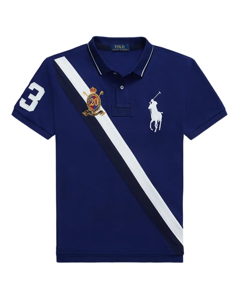 Ralph Lauren Poloshirt mit Logo-Stickerei - Blau Blau
