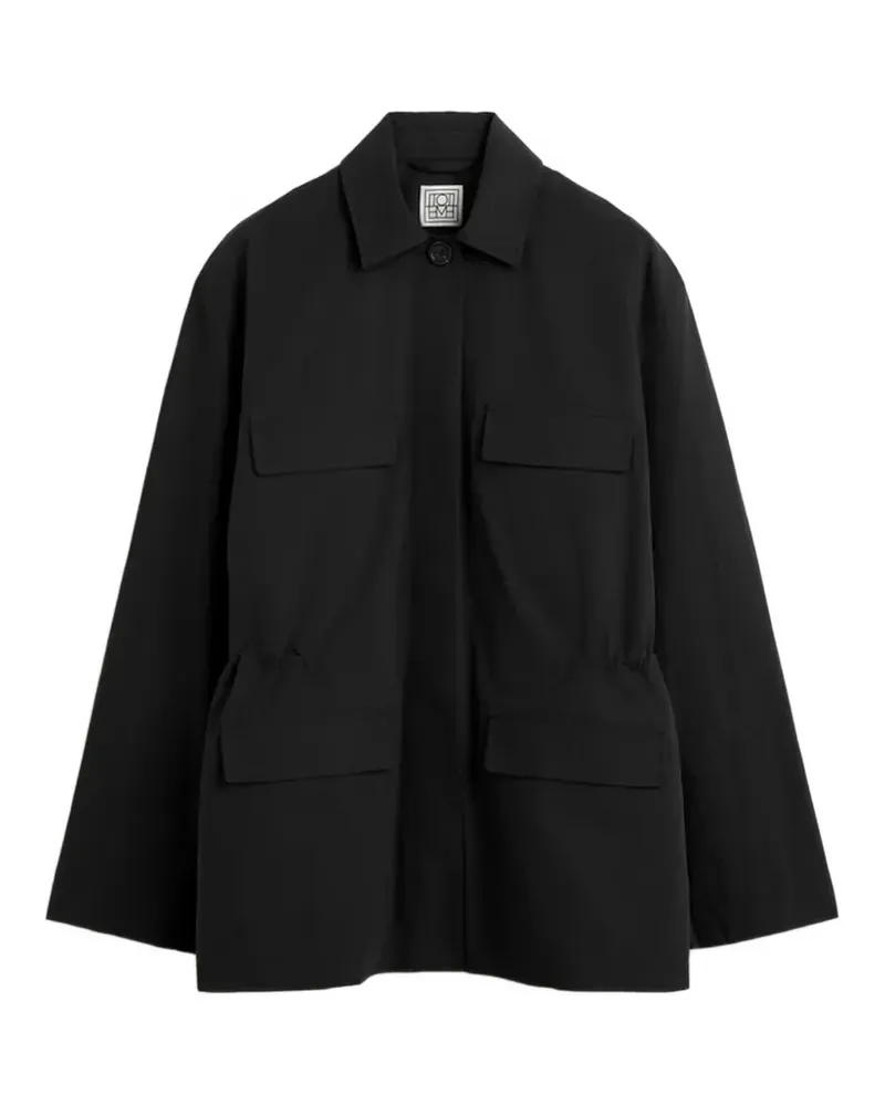 Totême Jacke mit Kordelzug - Schwarz Schwarz