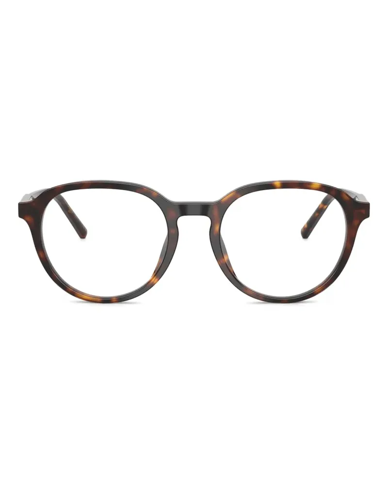 Dolce & Gabbana Brille mit rundem Gestell - Braun Braun