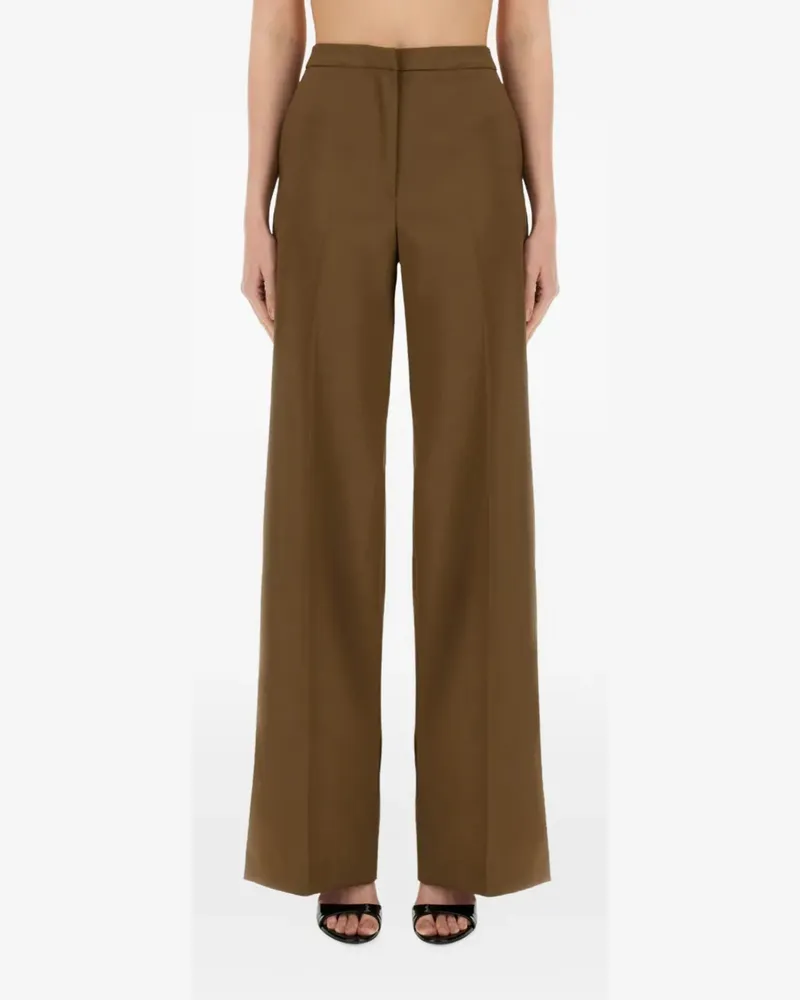 PT TORINO Diana wide-leg trousers - Braun Braun