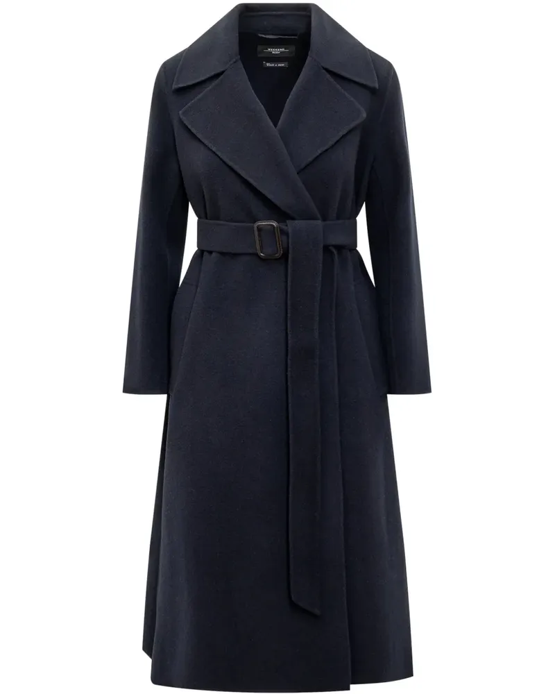 Max Mara Manu Mantel - Blau Blau