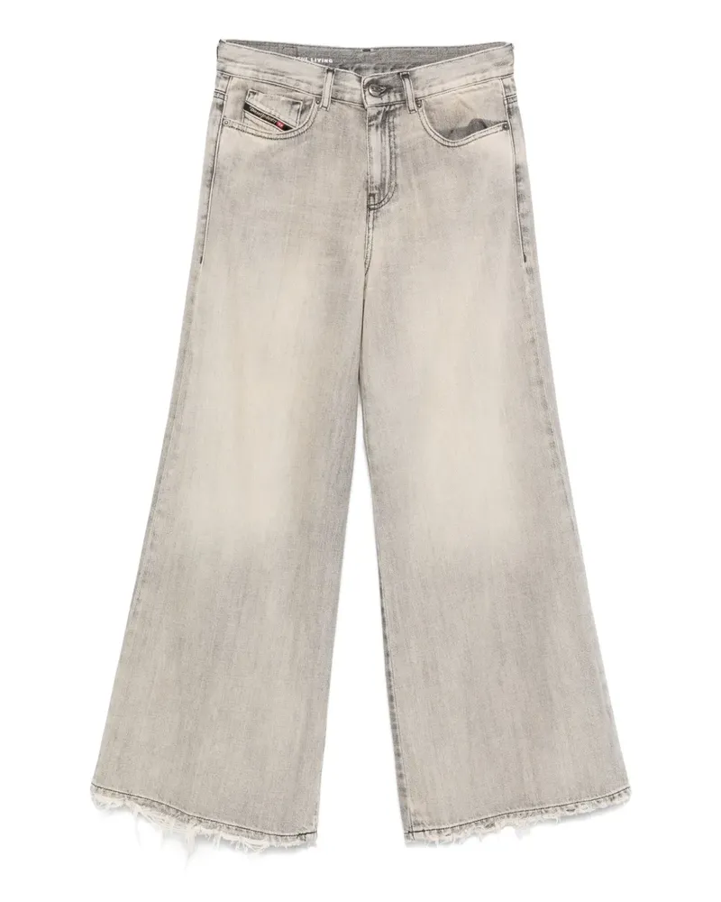 Diesel Jeans mit offenem Saum - Grau Grau