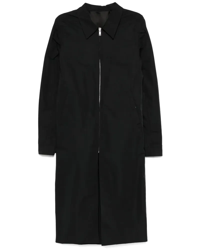 Rick Owens Brad Trenchcoat - Schwarz Schwarz