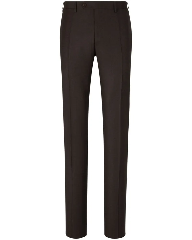 Canali Klassische Hose - Braun Braun