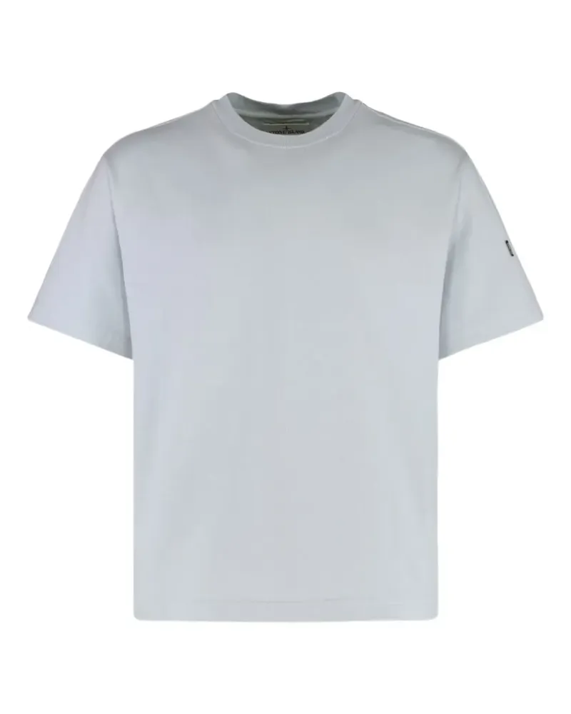 Stone Island crew-neck T-shirt - Blau Blau