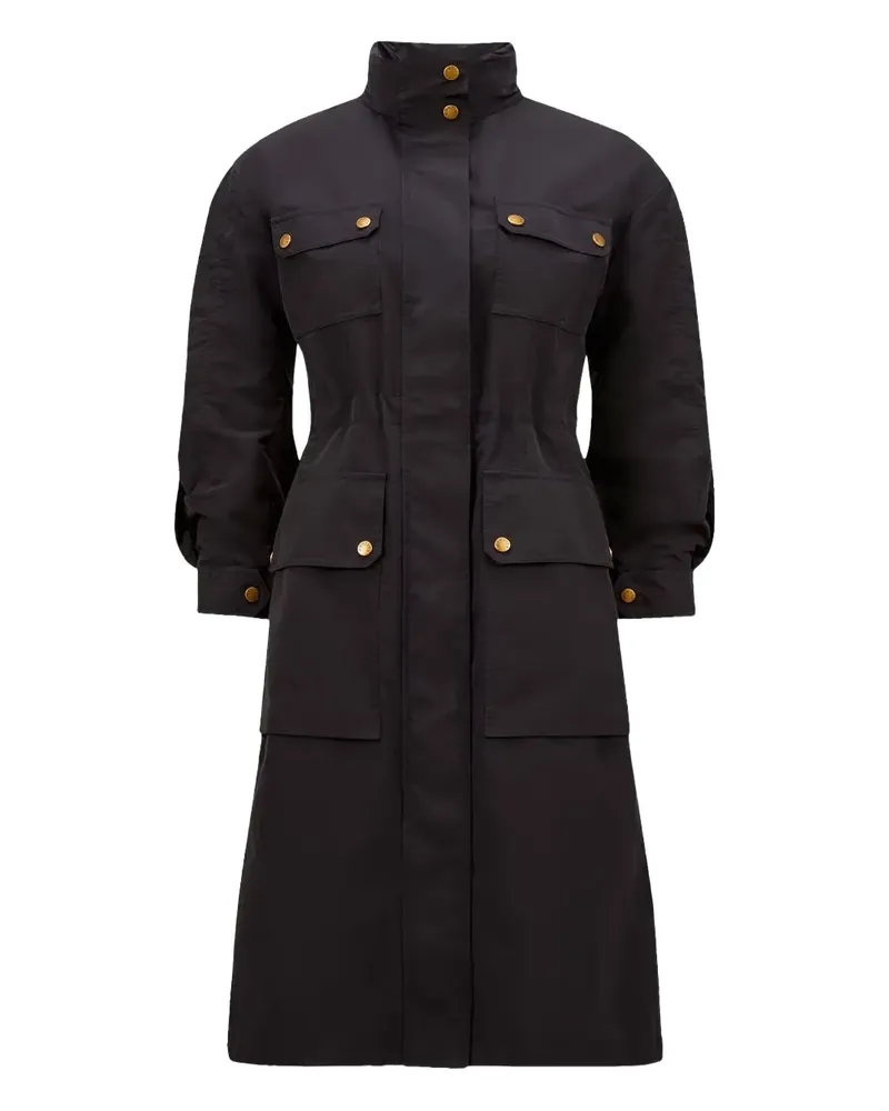 Moncler Mantel mit Klappentasche - Schwarz Schwarz