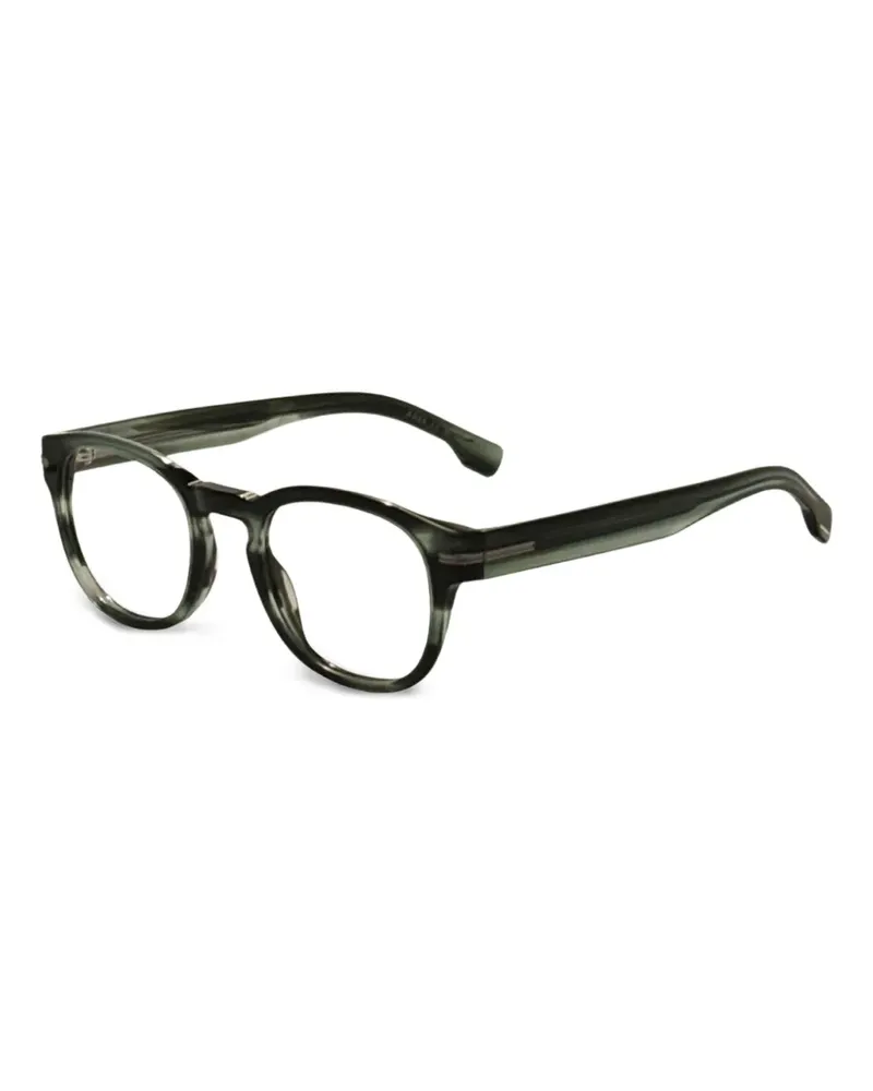 HUGO BOSS Brille mit rundem Gestell - Grün Grün