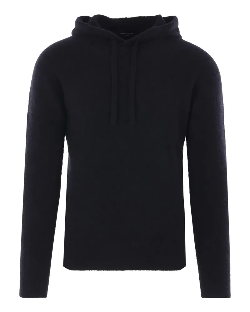 Roberto Collina Klassischer Hoodie - Schwarz Schwarz