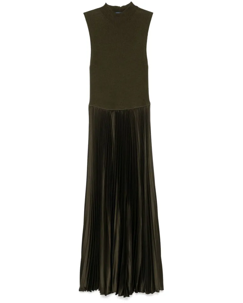 Ralph Lauren Kleid mit Stehkragen - Grün Grün