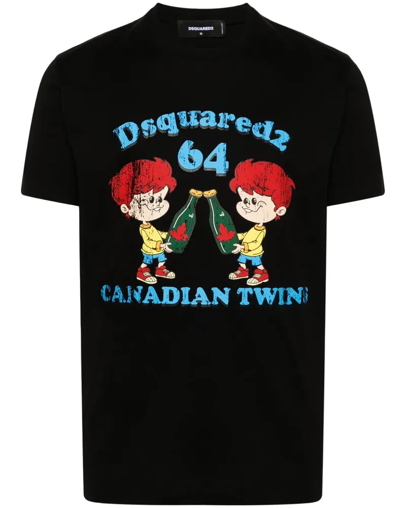 Dsquared2 Cool Fit T-Shirt - Schwarz Schwarz