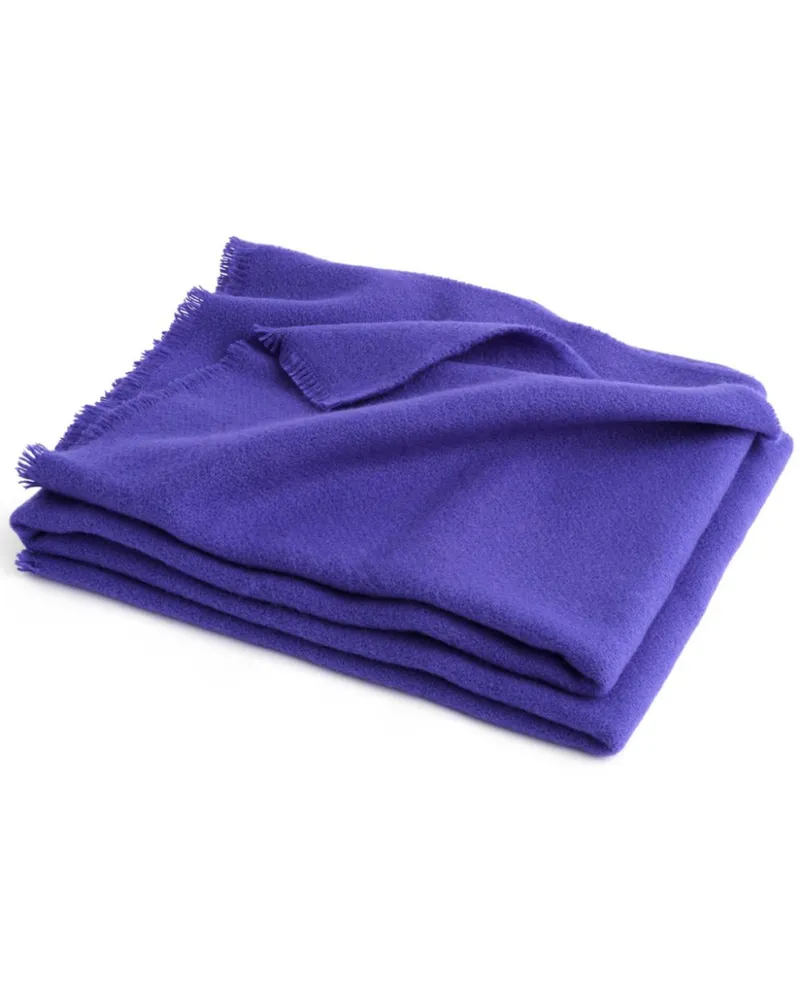 Hay Mono Throw Decke aus Wolle - Violett Violett