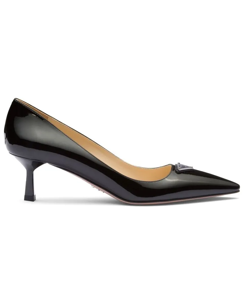 Prada Pumps aus Lackleder - Schwarz Schwarz