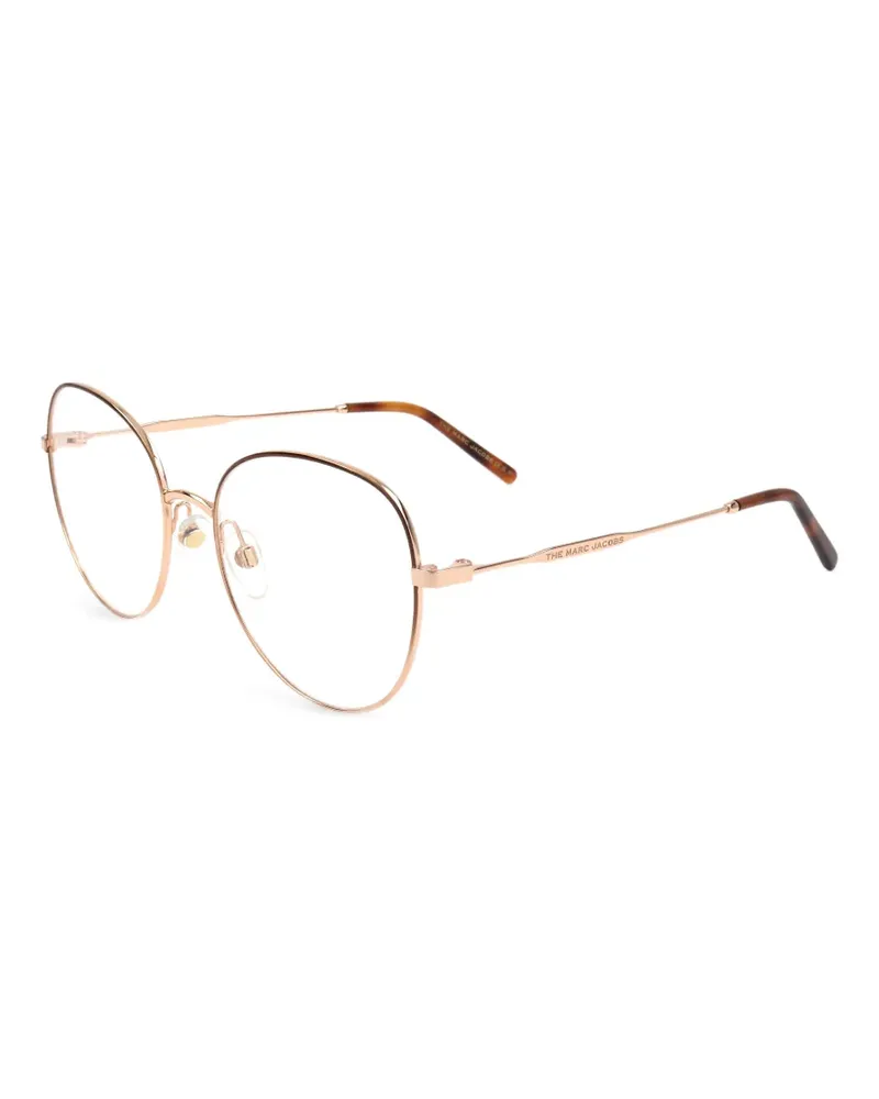 Marc Jacobs Brille mit Logo-Gravur - Gold Gold