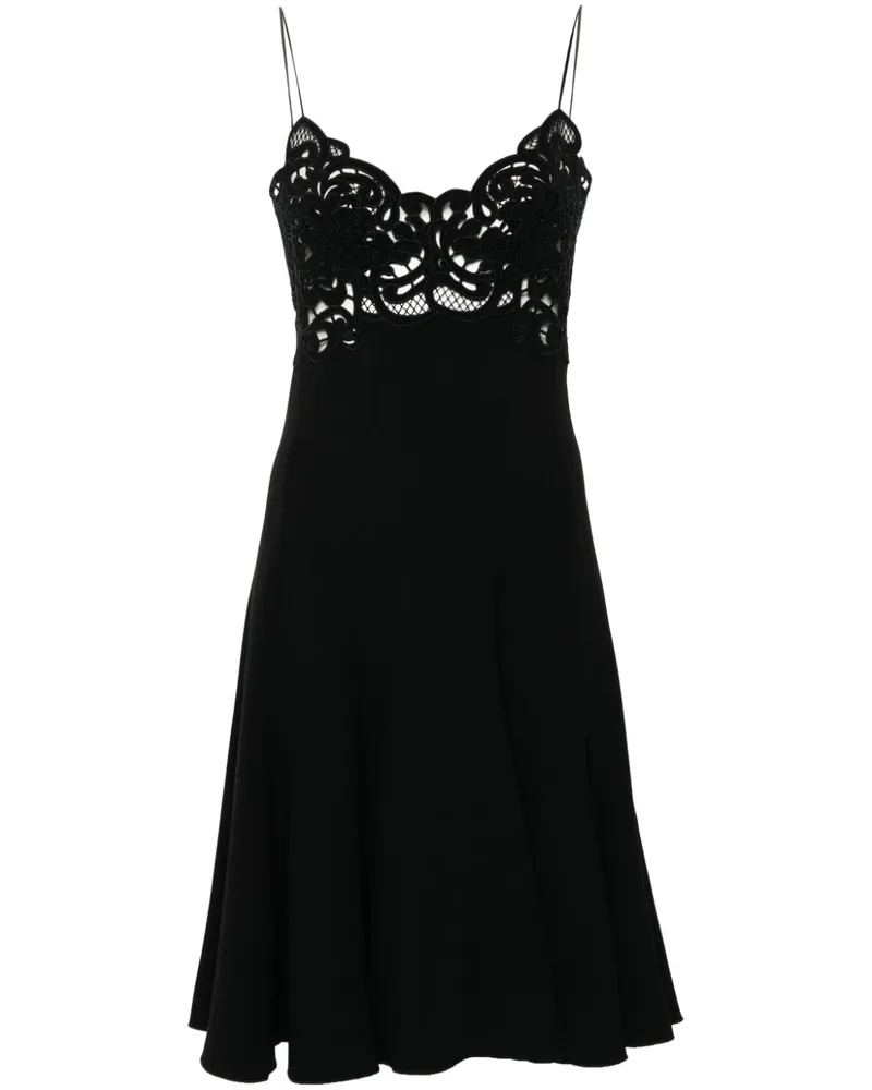 Ermanno Scervino Lingerie-Kleid aus Spitze Schwarz