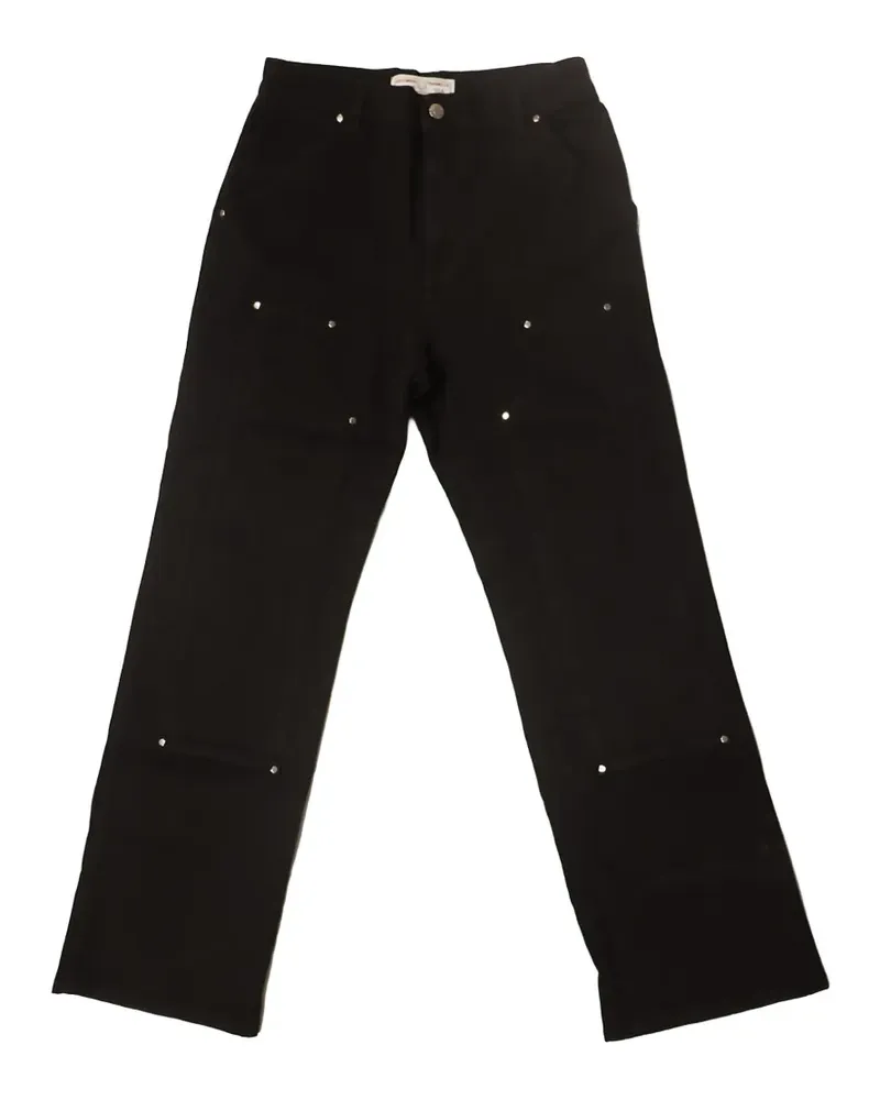 HTC Hollywood Trading Company stud-embellished carpenter trousers - Schwarz Schwarz