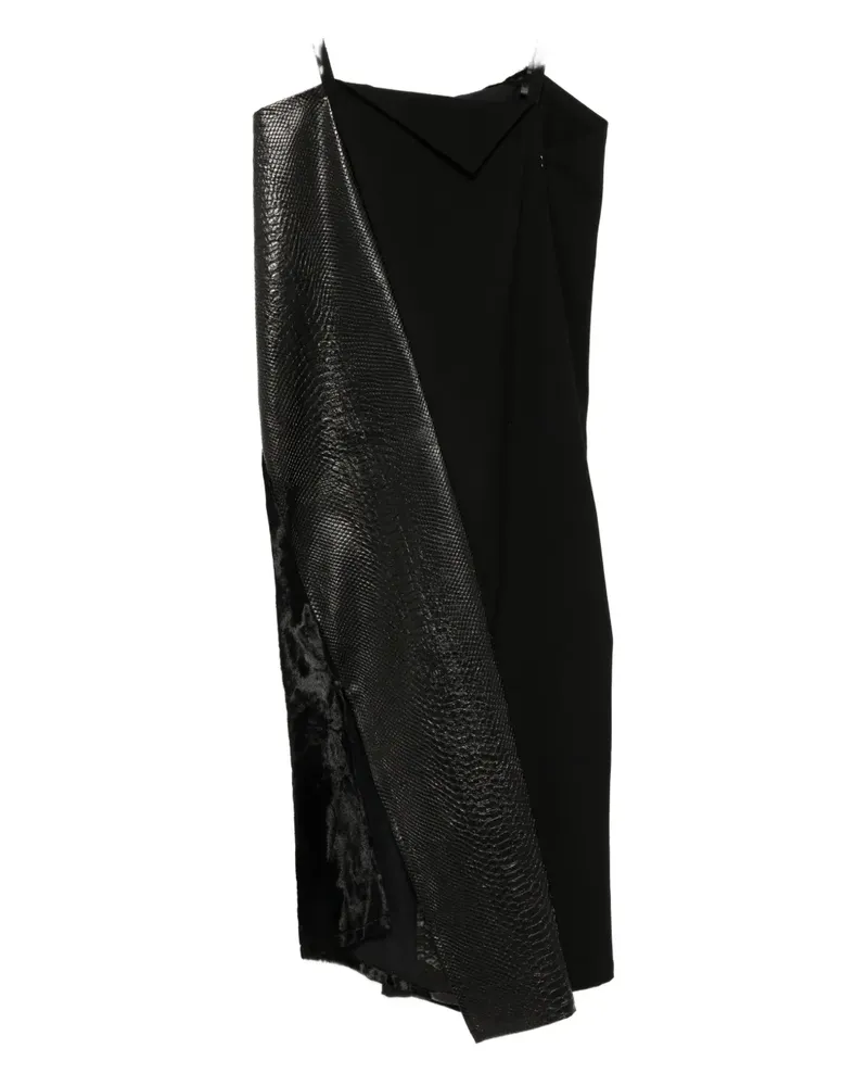 Junya Watanabe x Commes des Garçons Jumpsuit mit Einsätzen - Schwarz Schwarz