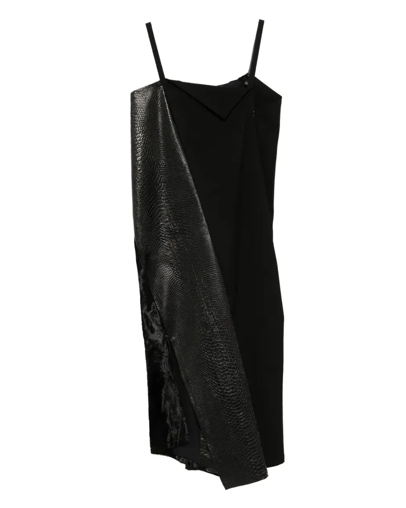 Junya Watanabe x Commes des Garçons Jumpsuit mit Einsätzen - Schwarz Schwarz