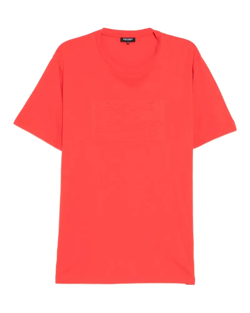 Ron Dorff T-Shirt mit rundem Ausschnitt - Orange Orange