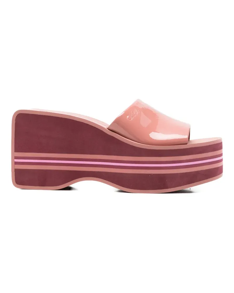 Chloé Swimming wedge sandals - Rosa Rosa
