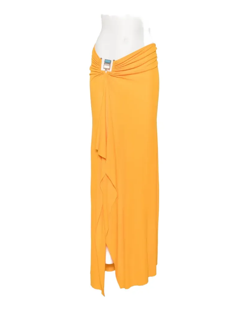 Christopher Esber Bezel Quartz maxi skirt - Orange Orange