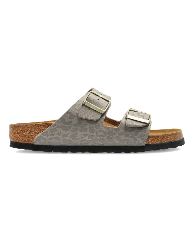 Birkenstock Arizona leopard-print sandals - Grau Grau