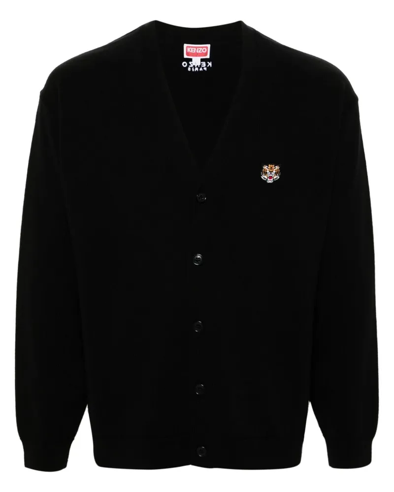 Kenzo Lucky Tiger Cardigan - Schwarz Schwarz