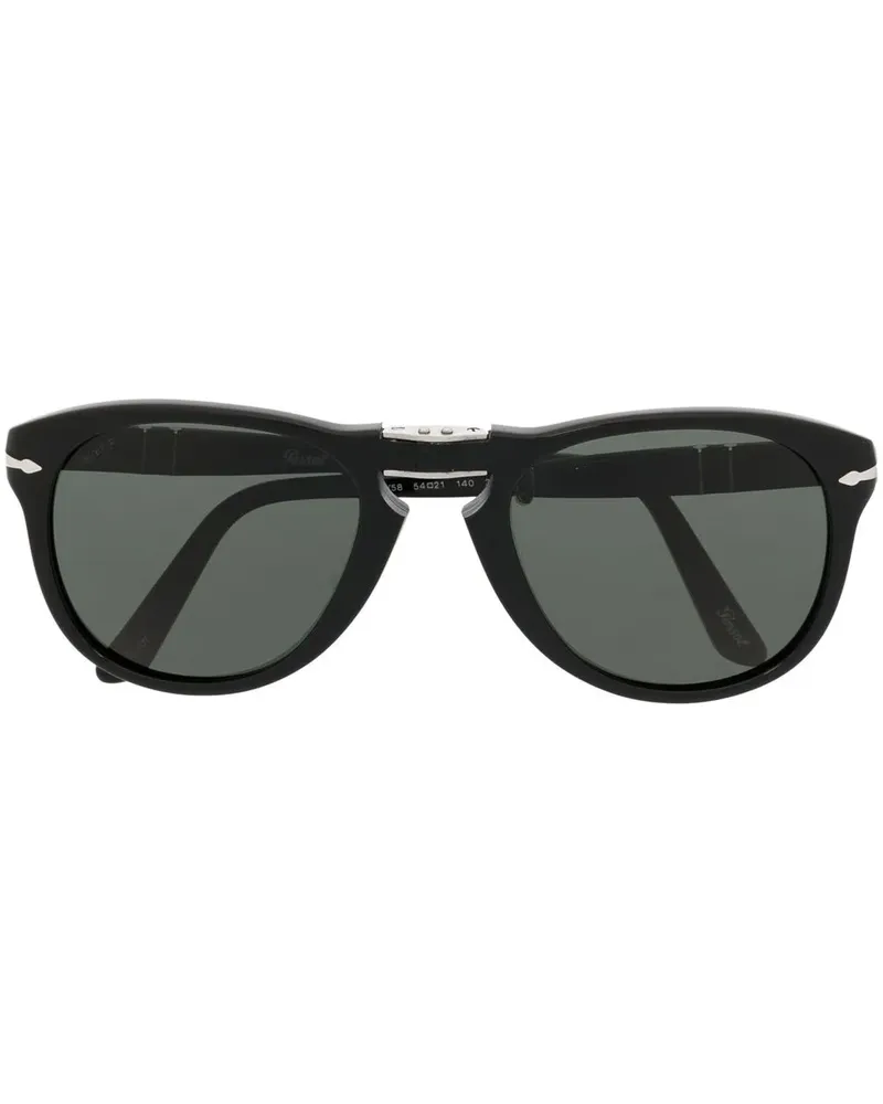 Persol Sonnenbrille mit Cat-Eye-Gestell - Schwarz Schwarz