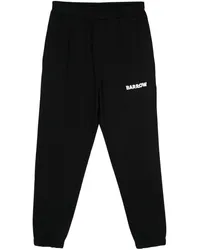 BARROW Jogginghose mit gummiertem Logo Schwarz