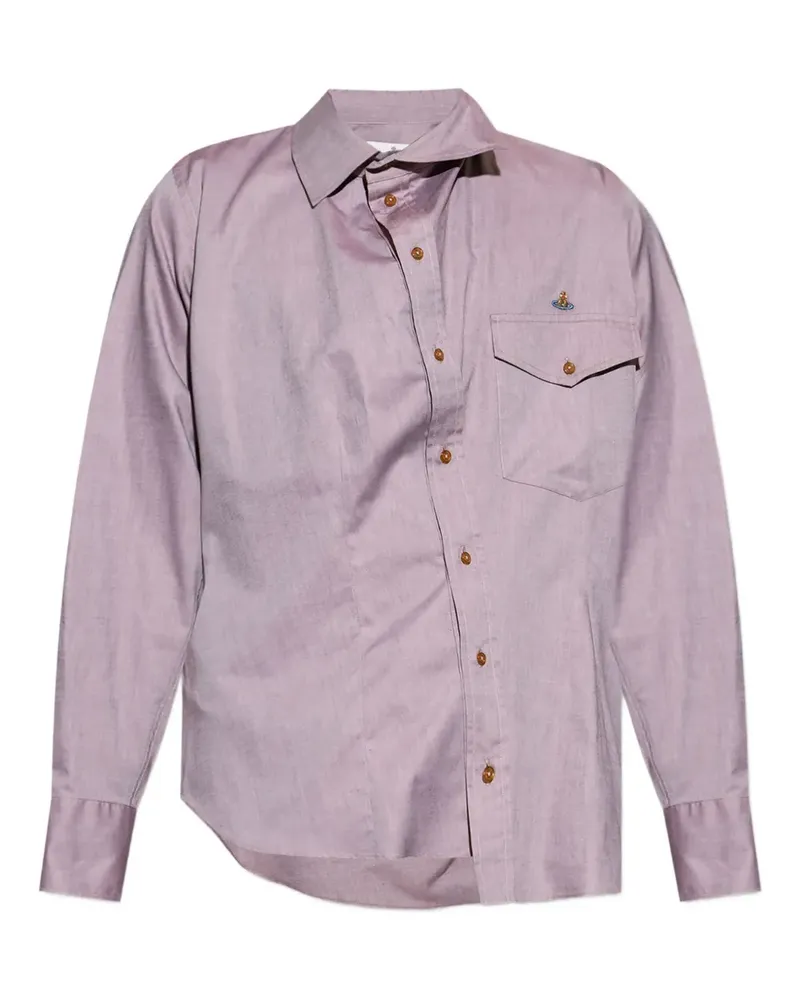 Vivienne Westwood Hemd mit Orb-Stickerei - Violett Violett