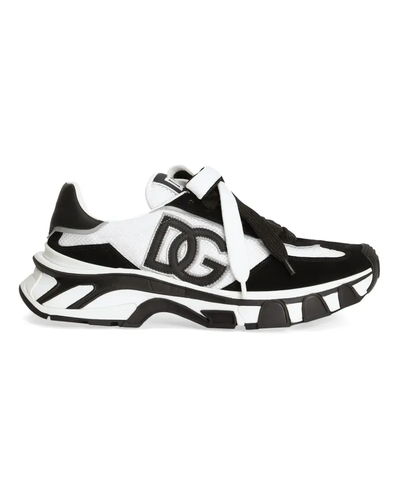 Dolce & Gabbana DG Country Road nylon and leather sneakers - Weiß Weiß