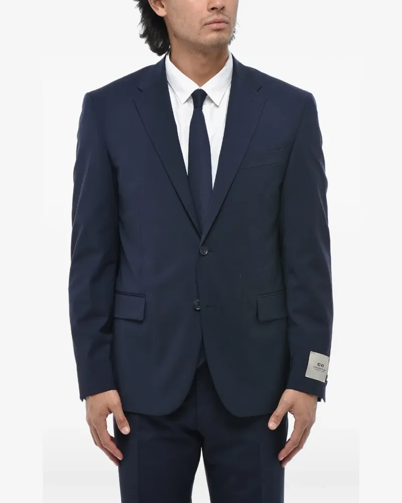 Corneliani flap-pocket single-breasted suit - Blau Blau