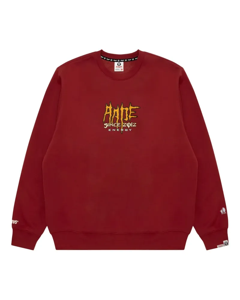 BAPE Sweatshirt mit Rundhalsausschnitt - Rot Rot