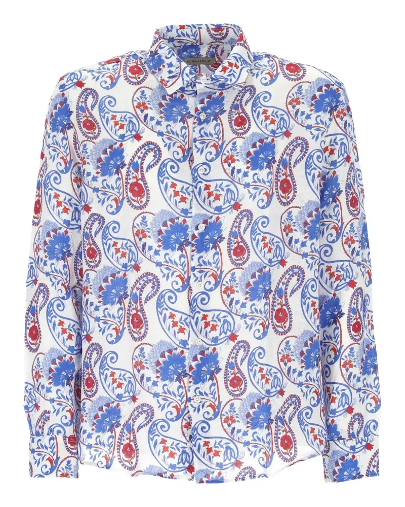 PENINSULA paisley-print shirt - Weiß Weiß