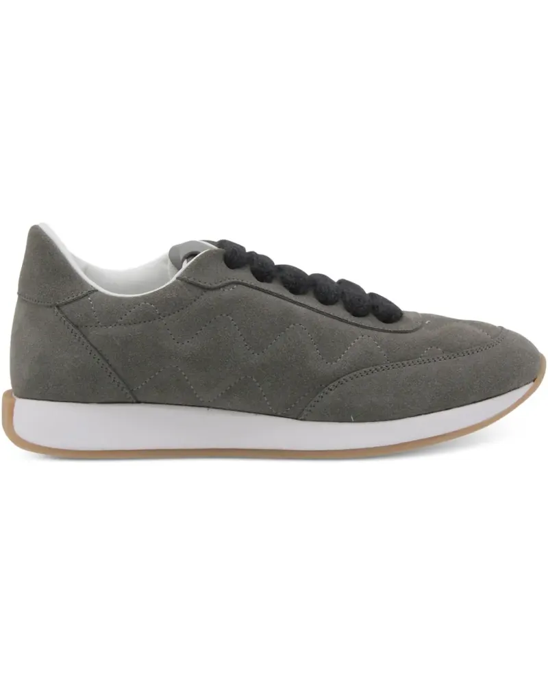 Fabiana Filippi Gesteppte Sneakers aus Wildleder - Grau Grau