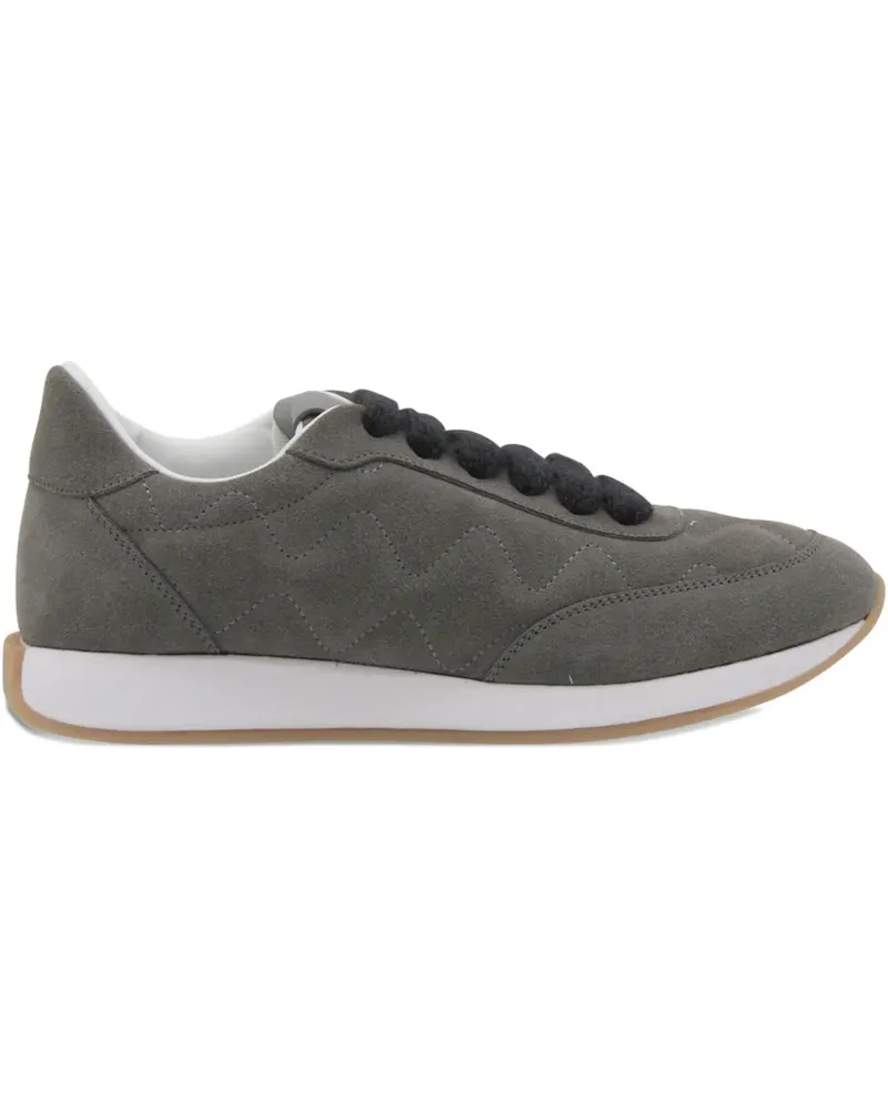 Fabiana Filippi quilted suede sneakers - Grau Grau