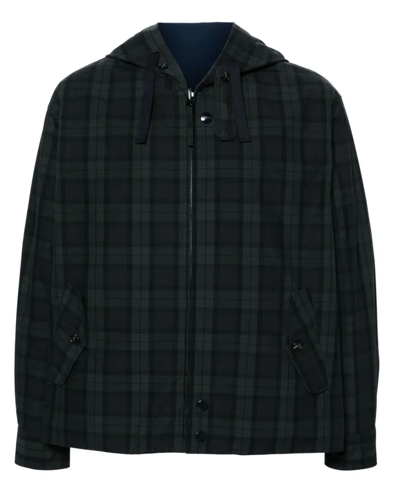 Baracuta Wendbare Kapuzenjacke - Schwarz Schwarz