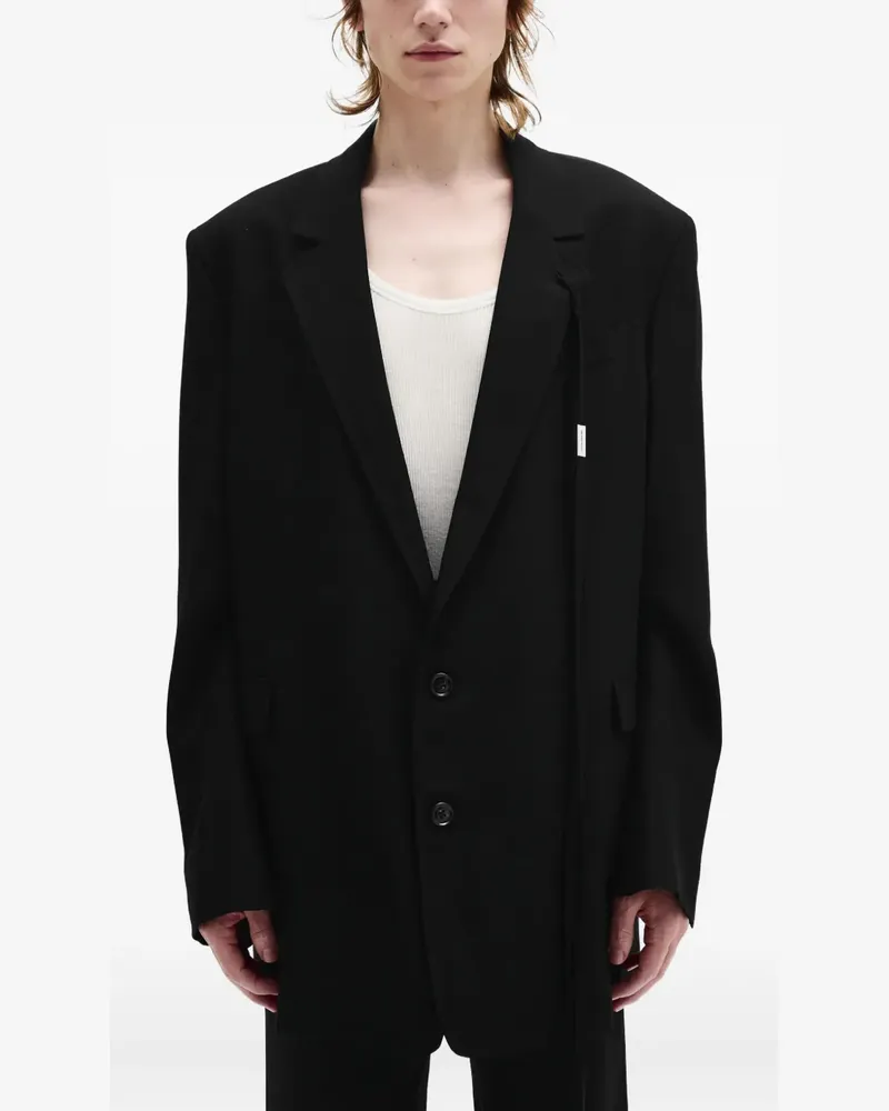 Ann Demeulemeester Anthony Blazer - Schwarz Schwarz