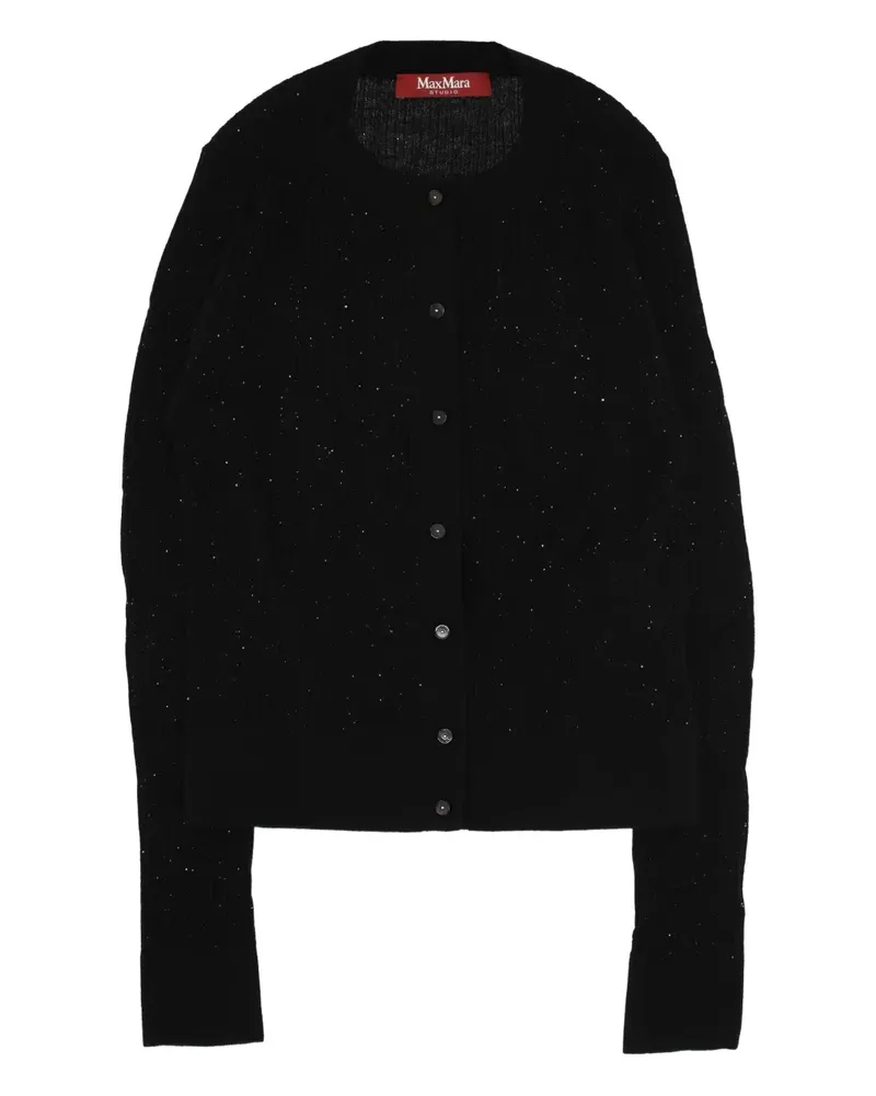 Max Mara Verzierter Cardigan - Schwarz Schwarz