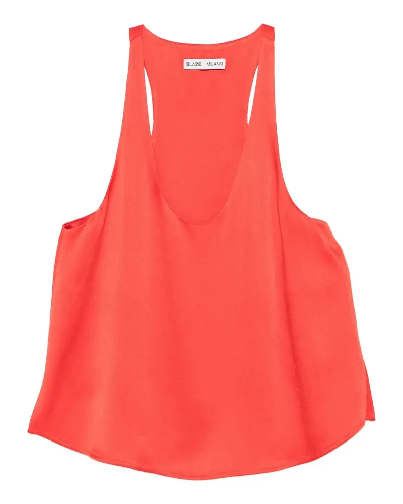 Blazé Milano Top mit U-Ausschnitt - Rot Rot