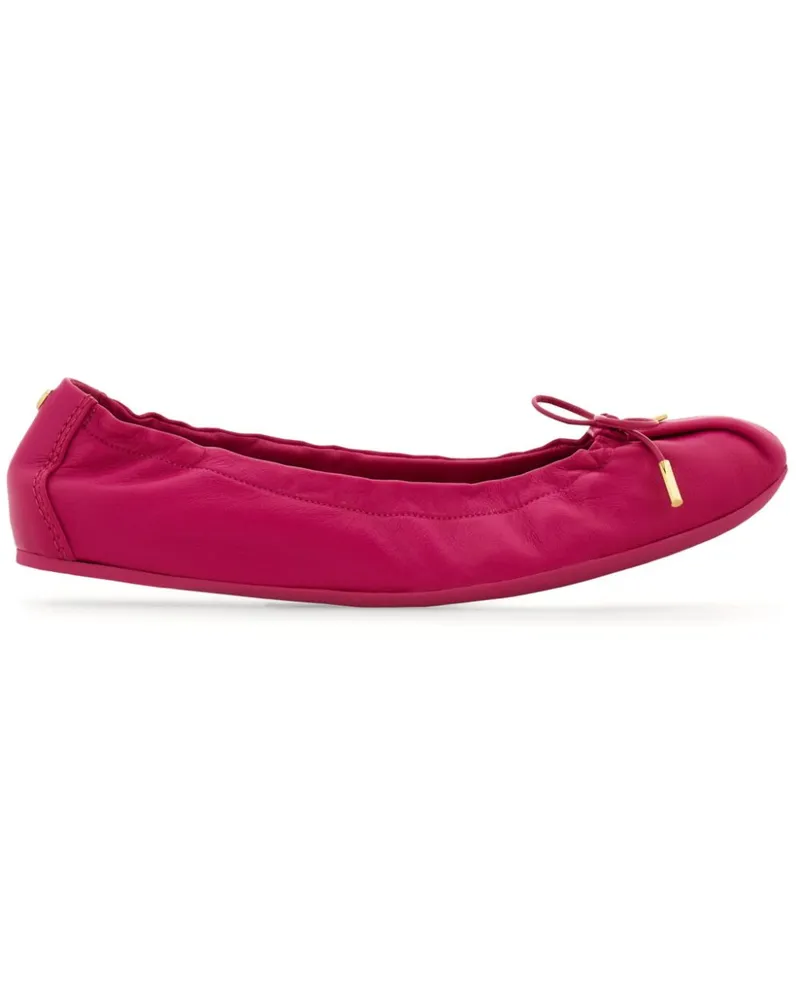 Ferragamo Ballerinas mit Stretchbund - Rot Rot
